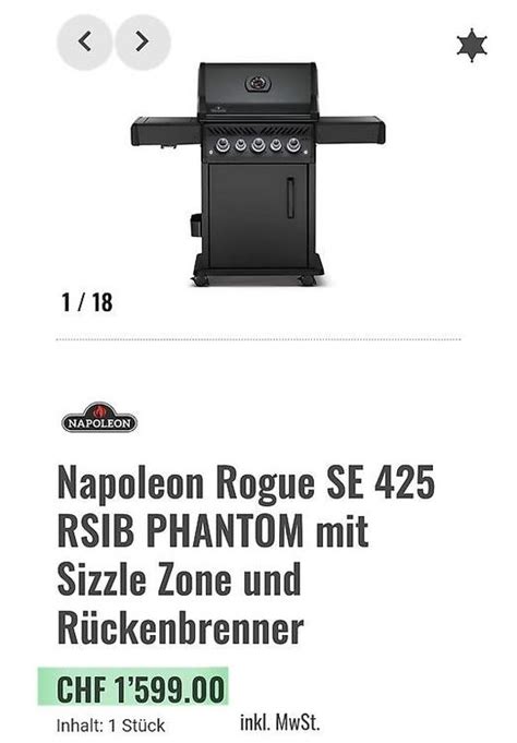 Napoleon Phantom Rogue Se Rsib Grill Mit Sizzle Zone Neu Kaufen