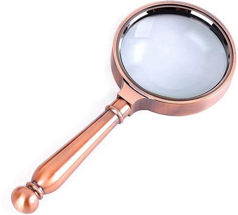 Rrh Magnifiers For Visually Impaired Vision Assisted Magnifying Glass Handheld 8x Magnifying