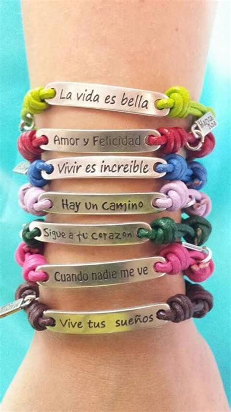 Pulseras Con Frase Pulseras Con Frases Pulseras Con Mensaje