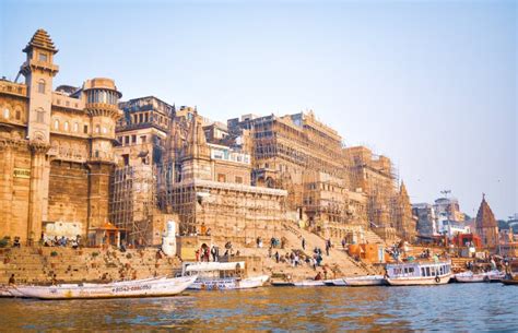 Varanasi or Banaras Ganga Ghat, Uttar Pradesh, India Stock Image - Image of india, beggar: 168285973