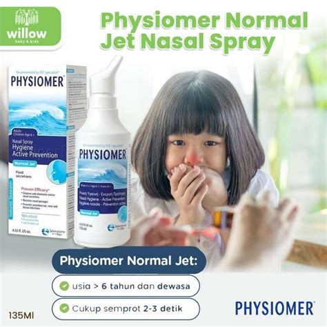 Jual Physiomer Normal Jet Nasal Spray Ml Di Seller Willow Baby Shop