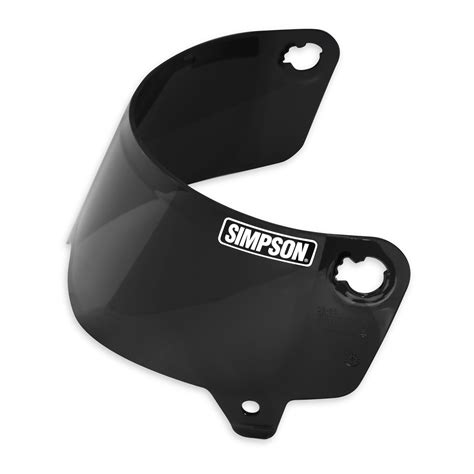 Simpson Motorcycle Mbc Outlaw Bandit Helmet Optional Shield Dark