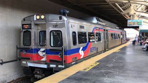 Septa Regional Rail Hd 60fps Silverliner V Operating The Cynwyd