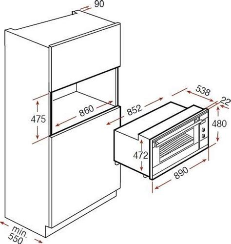 Teka HS 900 Elektrische Oven 77 L 3553 W Zwart Roestvrijstaal A Bol