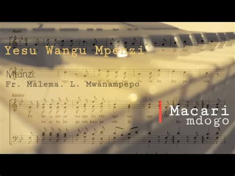 Yesu Wangu Mpenzi Mtunzi Fr Malema L Mwanampepo YouTube