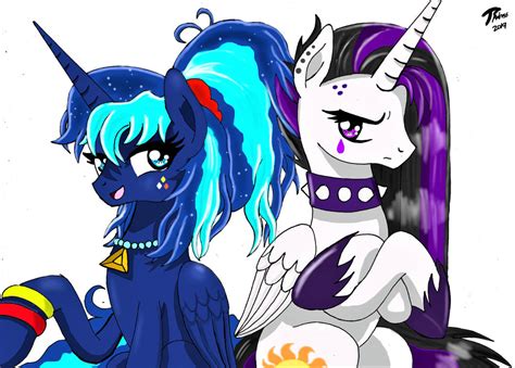 80s Luna And Goth Celestia By Radiancebreaker On Deviantart