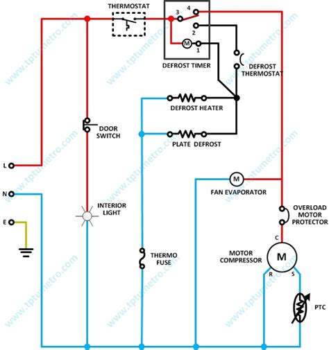 Simple Wiring Diagram Refrigerator