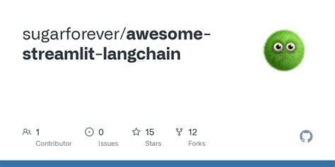 GitHub - sugarforever/awesome-streamlit-langchain