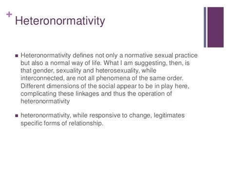 Gender Sexuality And Heterosexuality