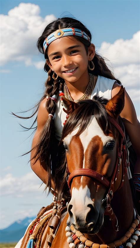 Download Native American Indian Native American Horse Royalty Free