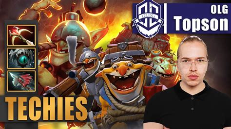 Techies Mid OLG Topson 7 33 NEW TECHIES BROKEN RIGHT CLICK BUILD