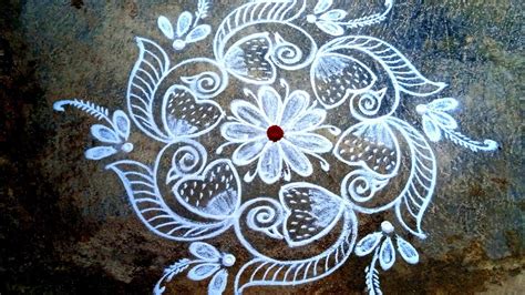 Navaratri Special Rangoli Puratasi Madham 5 3 Dots Bird Kolam