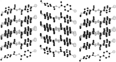 Chem3d Representation Of The Crystal Packing Of Azine 1 Viewed Down