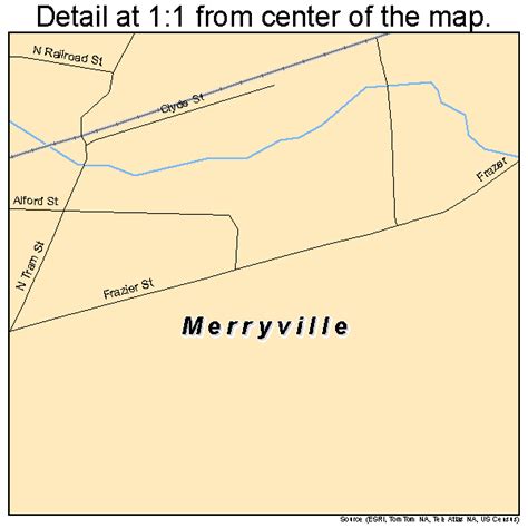 Merryville Louisiana Street Map 2250010