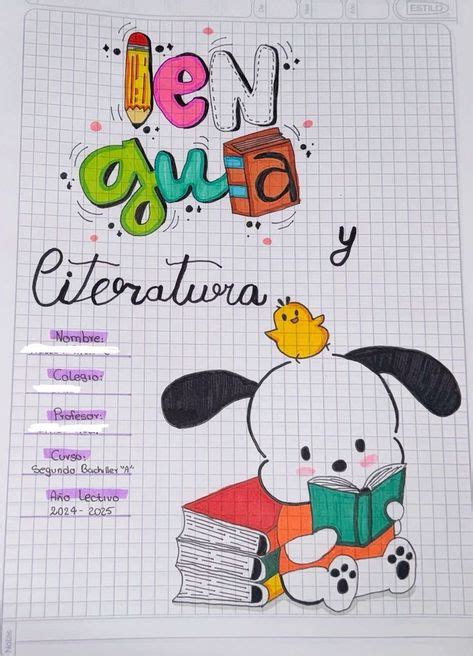 Caratulas De Lengua Y Literatura Dibujos