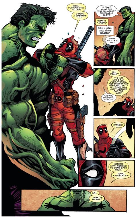 The Hulk Smashes Deadpool