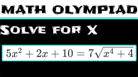 Math Olympiad A Nice Algebra Radical Problem Ayaansmath Youtube