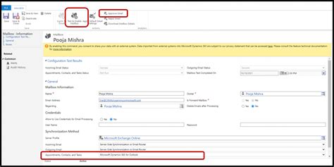 How To Configure E Mail In Dynamics 365 App For Outlook