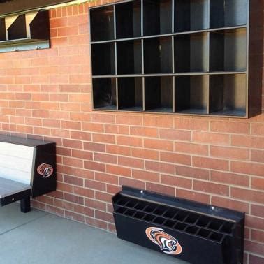 Angled Bat Rack Mlb Style Dugout Bat Racks Pyt Sports