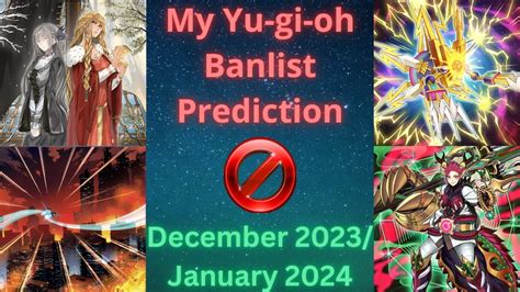 My Yu Gi Oh Banlist Prediction December 2023 January 2024 TCG YouTube