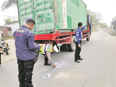 Sopir Truk Kontainer Maut Diperiksa Polisi Radarsampit