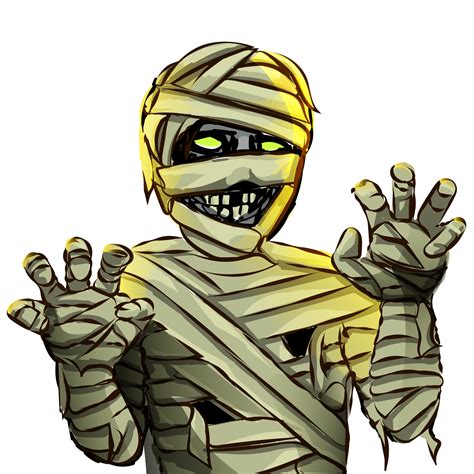 Cartoon Mummy Illustration Mummy For Halloween Egipt 19465100 Png