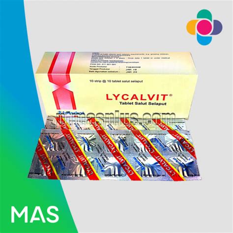 Produk LYCALVIT 100 S TAB PT MURNI AIK SUKSES