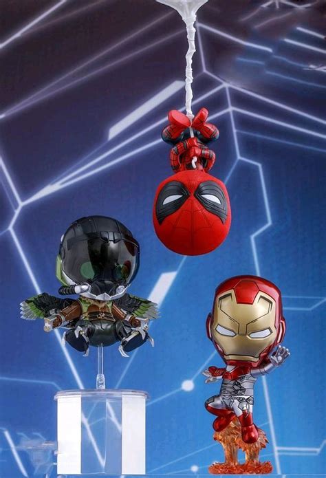 Hot Toys Spider Man Homecoming Spider Man Iron Man Vulture Cosbaby Set Buy Online At The
