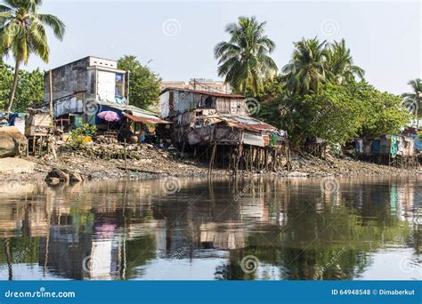 Views Of The City S Slums From The River Editorial Stock Photo Image