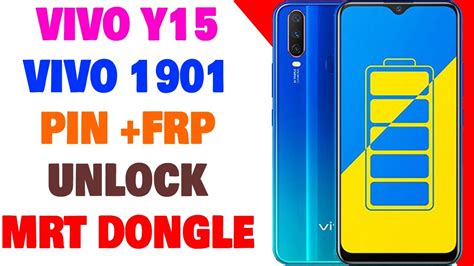 VIVO Y15 VIVO 1901 PIN FRP Unlock By MRT Dongle YouTube