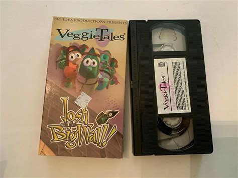 Veggietales Josh And The Big Wall Vhs