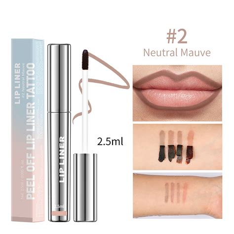 Peel Off Lip Liner Long Lasting Waterproof Lip Stain Peel Off Tattoo Nude Lip Liner Non Stick