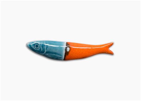 Ceramic Sardine Colourful Sardine Home Decoration Wall Decoration