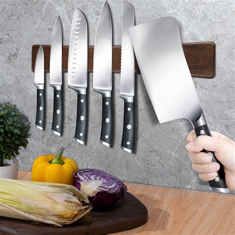 HOSHANHO Magnetic Knife Strips Magnetic Knife Holder For Wall 16 Inch