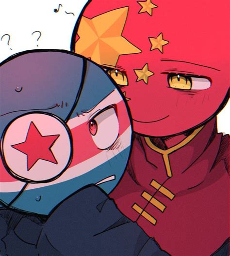 Pin On Countryhumans ★ China North Korea China Art Country Art