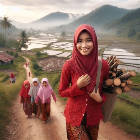 172 PROMPT Seorang Wanita Umur 19 Tahun Indonesia Berbaju Kebaya