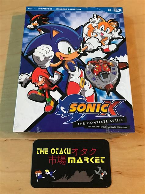 Sonic X The Complete Series Japanese Language New Anime On Blu Ray