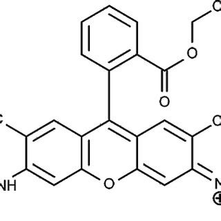 The chemical structure of Rhodamine 6G. | Download Scientific Diagram