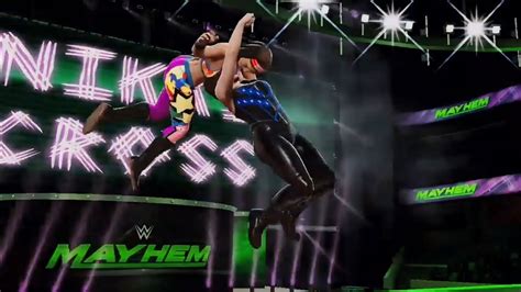 Bayley Vs Nikki Cross Full Match WWE MAYHEM Sarftech Gamer YouTube