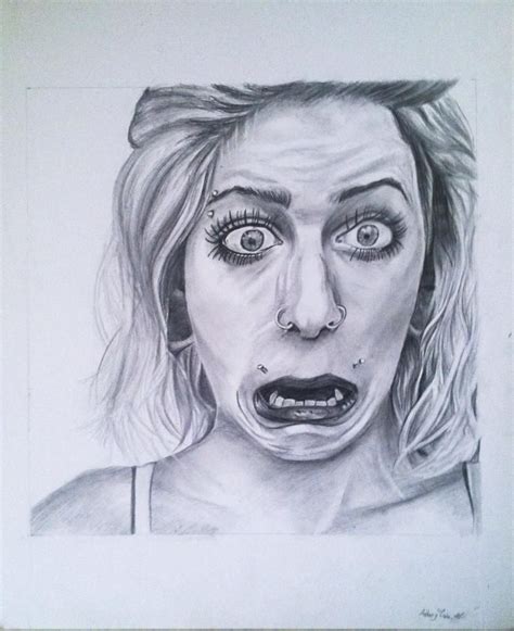 Shocked Face Drawing