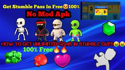 Stumble Guys Gems Mod Apkpure My Id