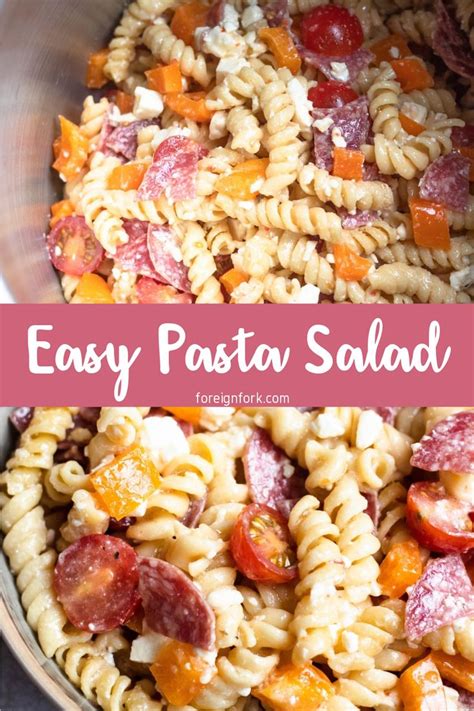 Easy Pasta Salad Recipe In Your Instant Pot Easy Pasta Salad Recipe Easy Pasta Salad Easy Pasta