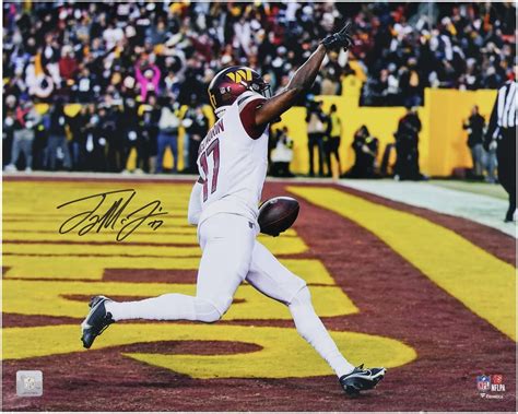 Terry McLaurin Washington Commanders Autographed 16 X 20 Touchdown