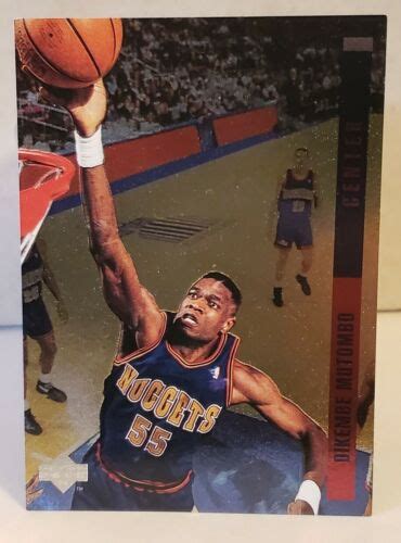 Upper Deck Special Edition Behind The Glass Dikembe Mutombo G