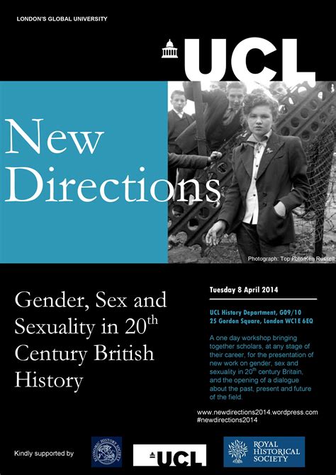 Gender Sex And Sexuality In 20th Century British History Some New Directions NOTCHES