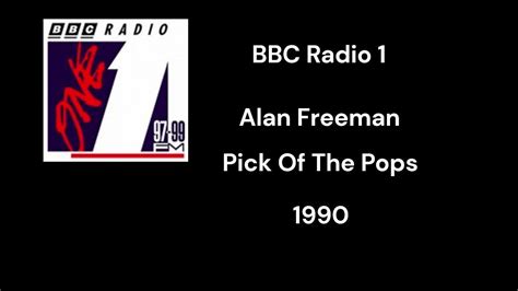 Bbc Radio 1 Alan Freeman With Pick Of The Pops 1990 Youtube