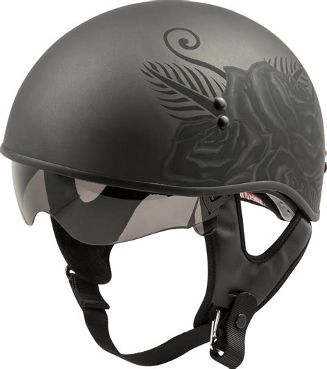 Buy GMAX HH 65 HALF HELMET DEVOTION NAKED MATTE BLACK