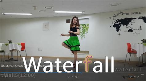 Waterfall Line Dance Intermediate 워터폴 라인댄스 L 인생은 폭포처럼 흐름을 따라 잘 지내시길