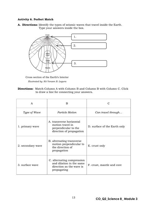 Free Seismic Waves Worksheet Middle School Download Free Seismic Waves Worksheet Middle School