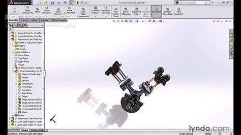 دانلود Lynda Modeling a Motorcycle Engine with SolidWorks دانلود